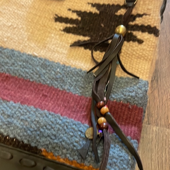 Raj by Anthropologie Beautiful Aztec Boho Bag - Picture 3 of 7